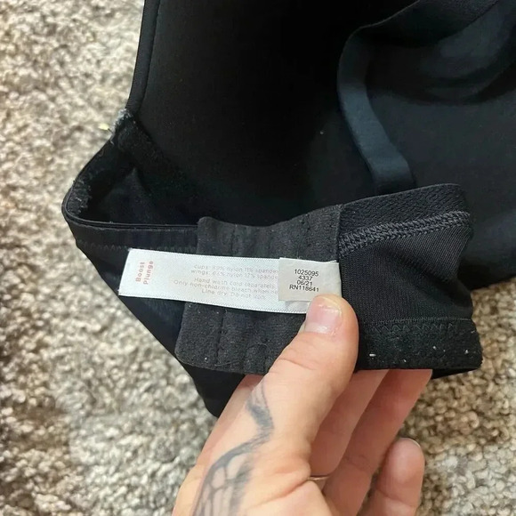 Cacique Bra Full Coverage Black Smooth Underwire Lane Bryant Push Up 40DD - Picture 7 of 9